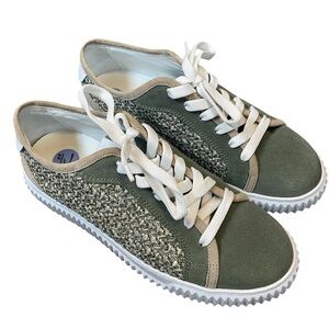 Voile Blanche MAIORCA FLAT SUEDE AND FABRIC SNEAKERS EU38